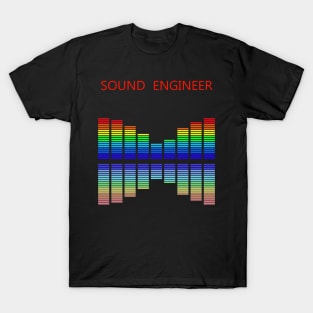 Best design sound engineer audio engineering T-Shirt